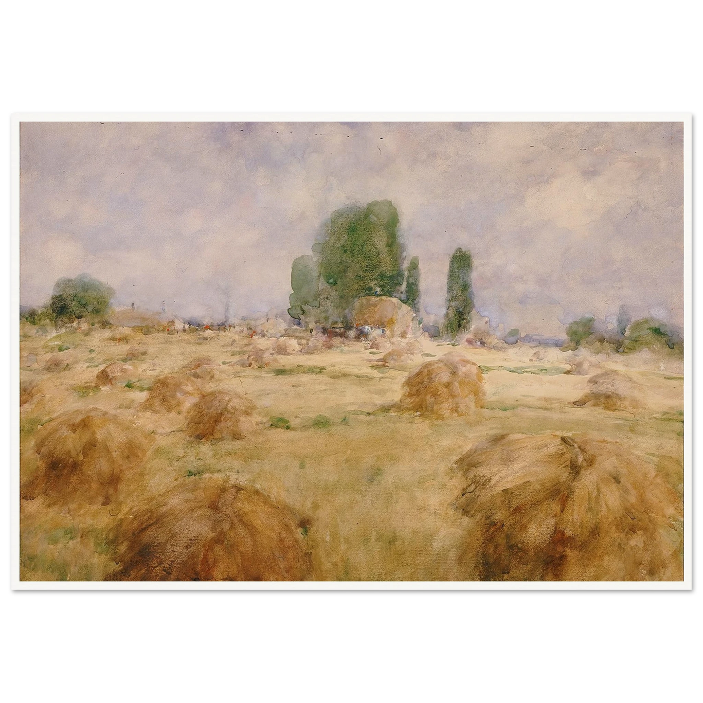Field Of Wheat Shock Art Print | William Henry Holmes-Quipham Collections