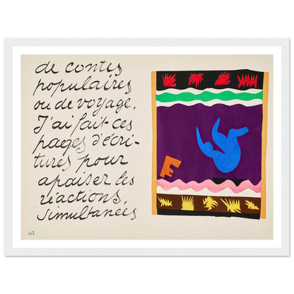 The toboggan (1947) Art Print | Henri Matisse-Quipham Collections