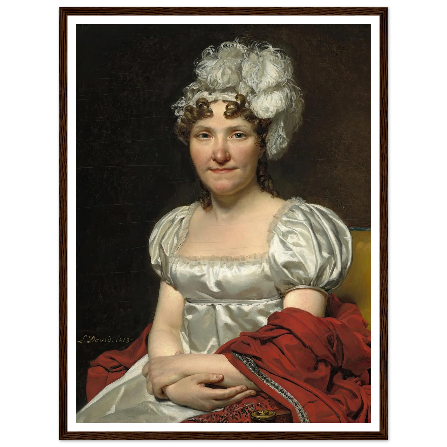 Madame David (1813) Art Print | Jacques Louis David-Quipham Collections