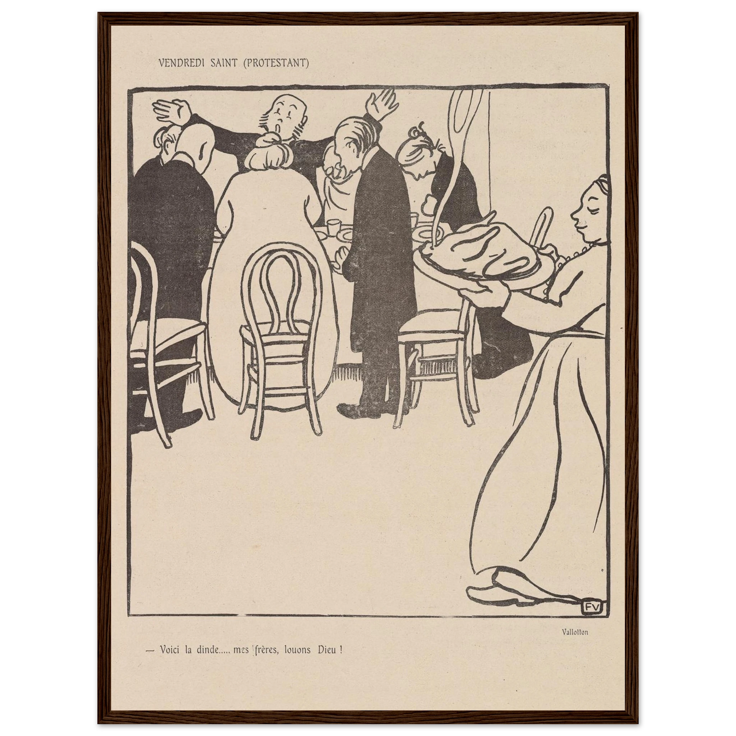 17 avril 1903 Art Print | Felix Vallotton-Quipham Collections