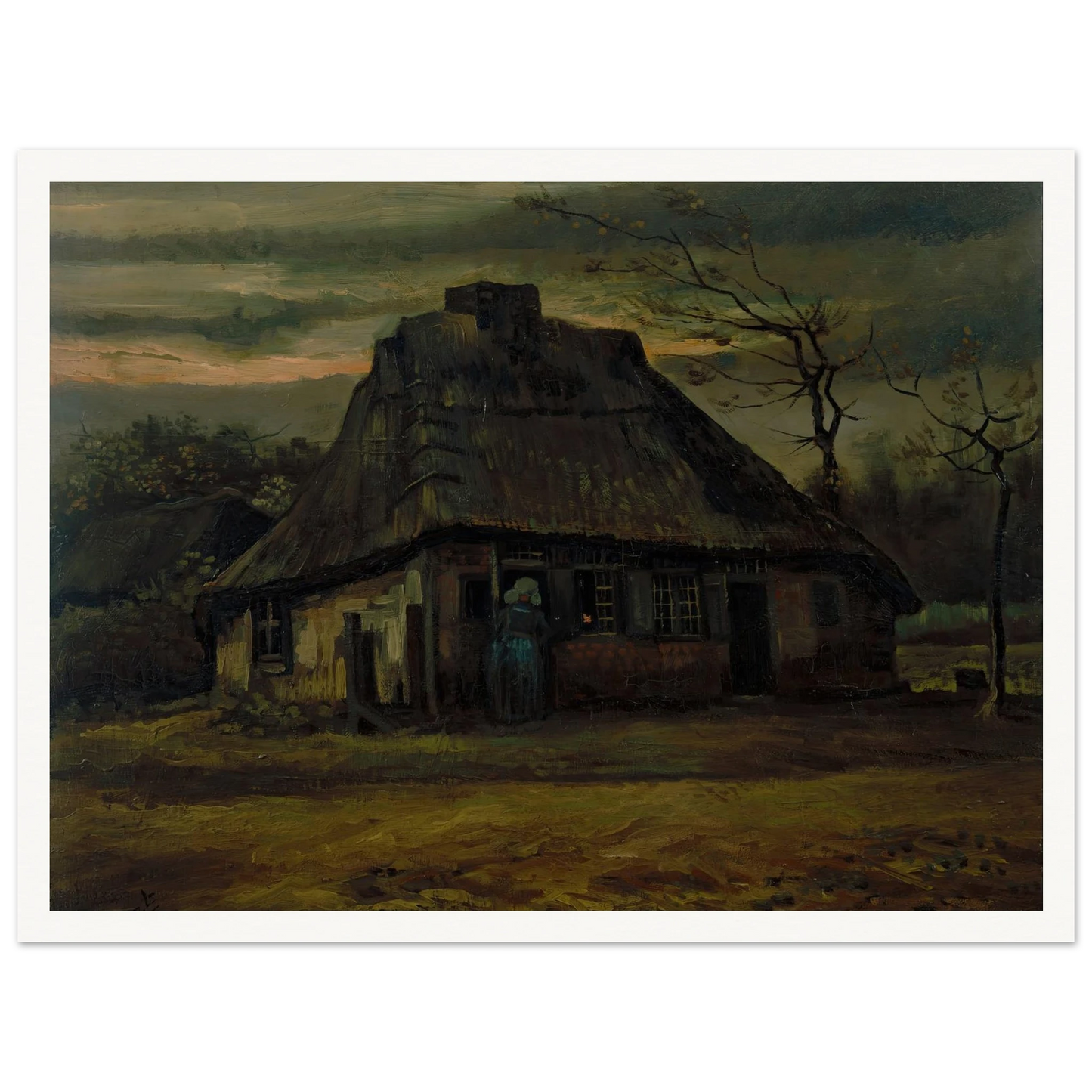 The cottage (1885) Art Print | Vincent van Gogh-Quipham Collections