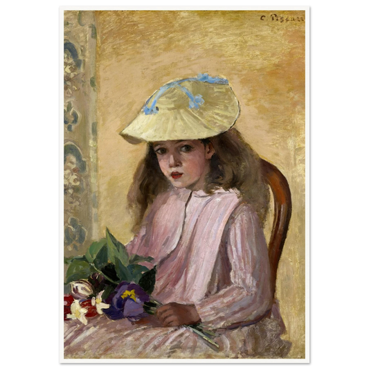 Portrait of the Artist’s Daughter (1872) Art Print | Camille Pissarro-Quipham Collections