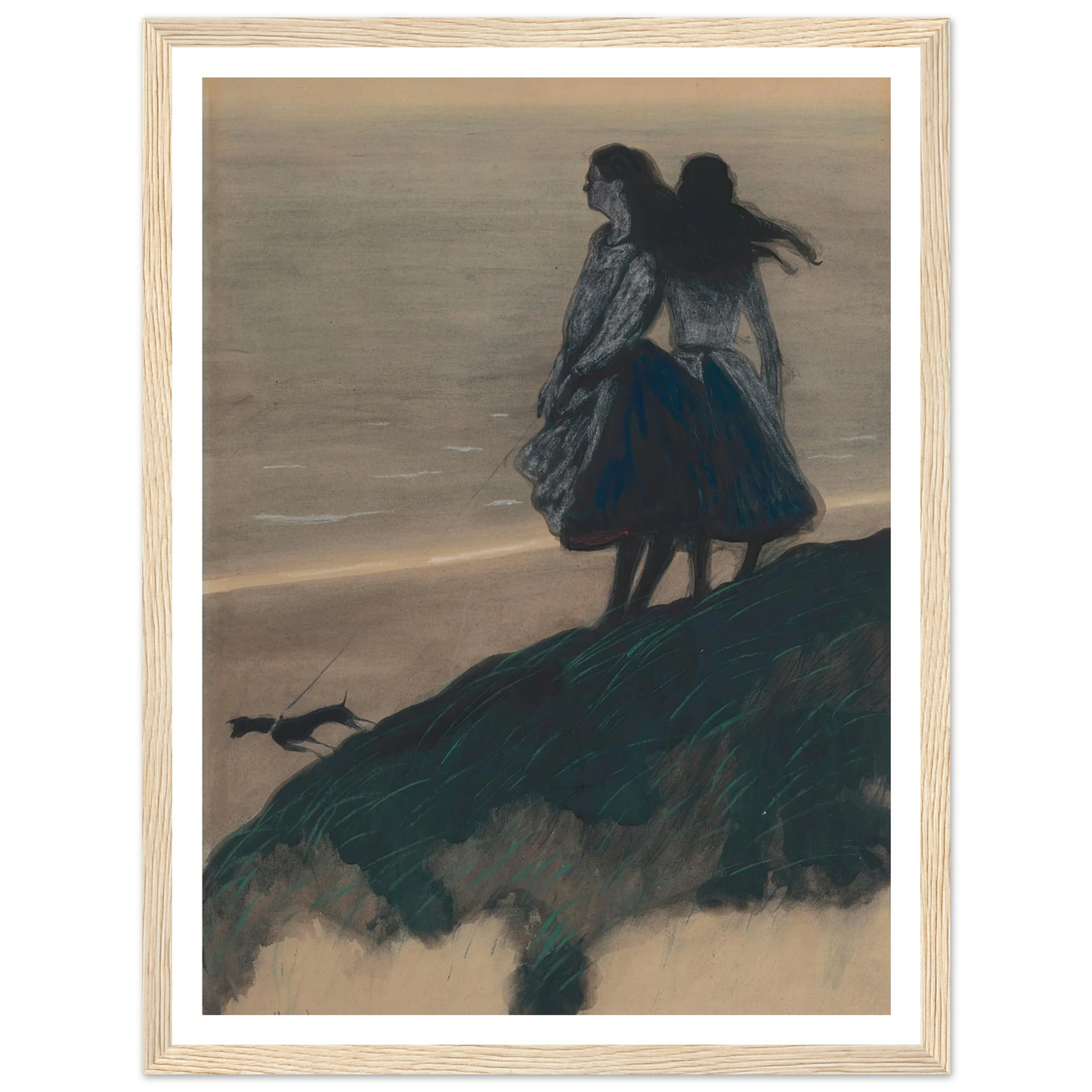 Girls on a Dune Art Print | Leon Spilliaert-Quipham Collections