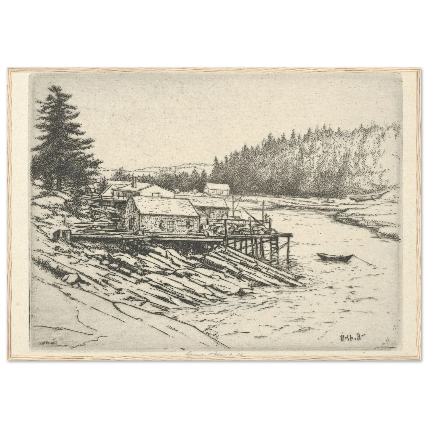 Carrying Place (1923) Art Print | Ernest Haskell-Quipham Collections