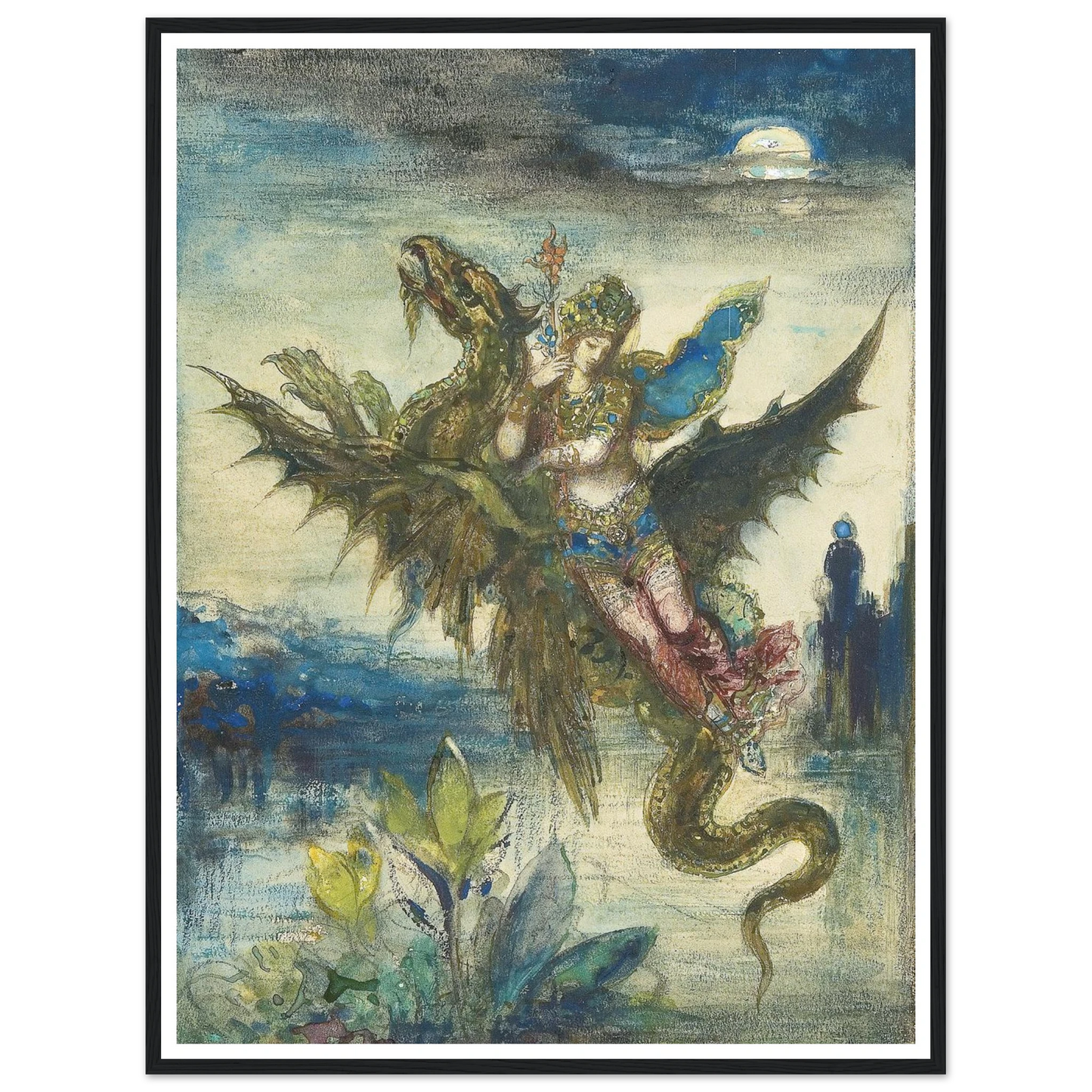 Dream Of The Orient Art Print | Gustave Moreau-Quipham Collections