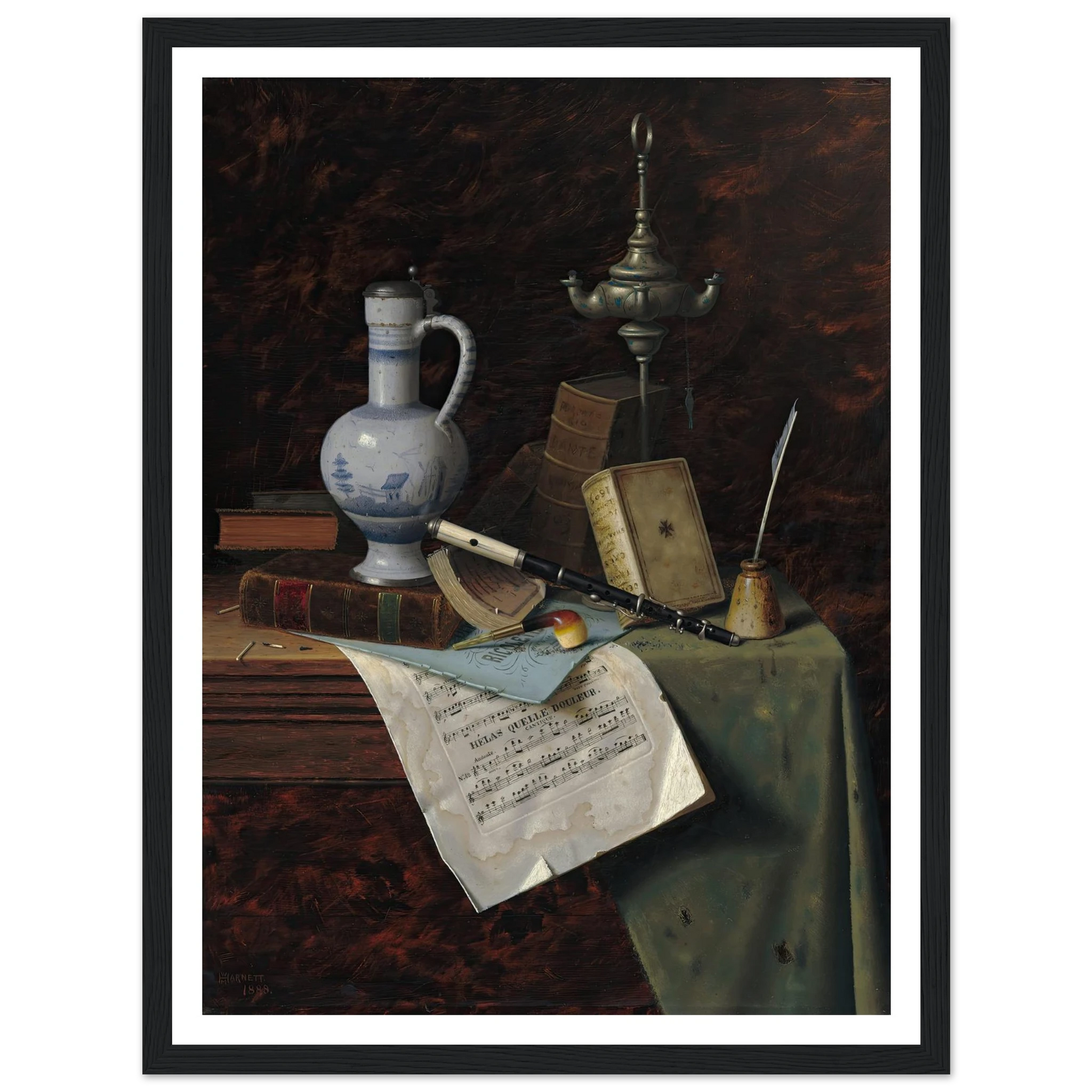 My Gems (1888) Art Print | William Michael Harnett-Quipham Collections