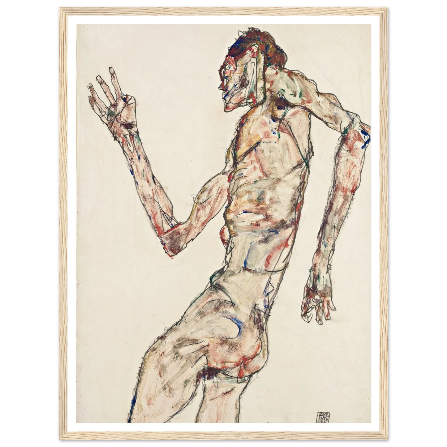The Dancer (1913) Art Print | Egon Schiele-Quipham Collections