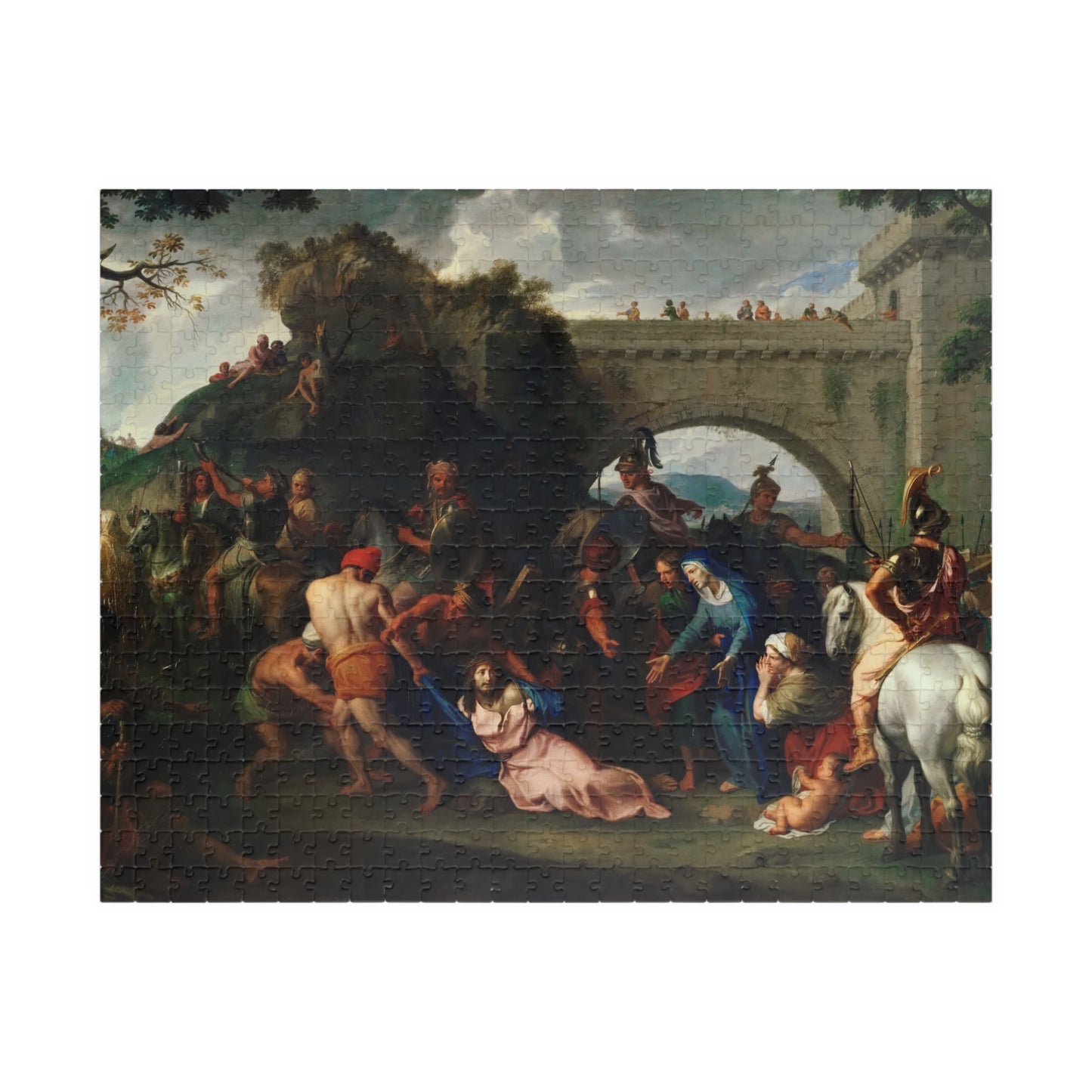 Carrying the Cross Puzzle | Charles Le Brun - - 252 pcs (Horizontal) - 