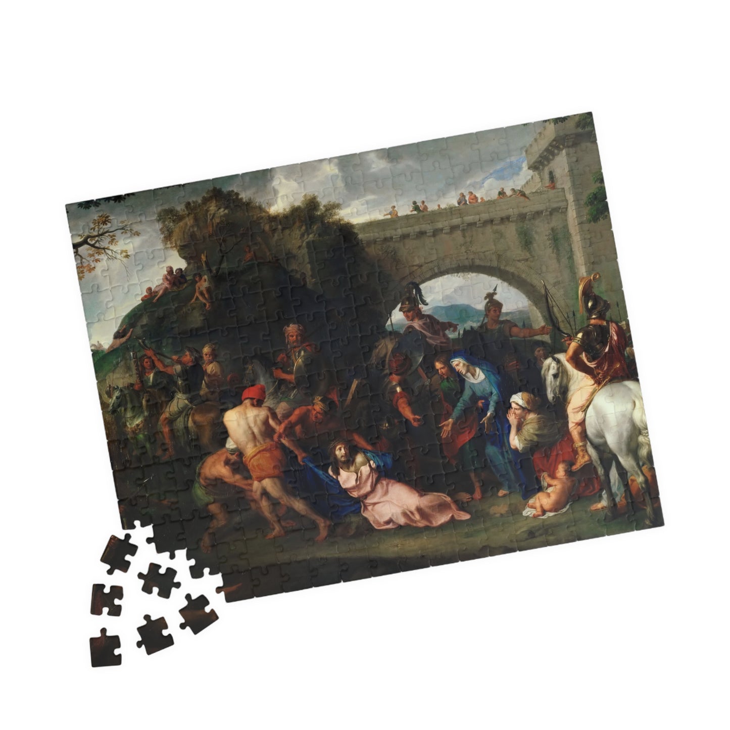 Carrying the Cross Puzzle | Charles Le Brun - - 252 pcs (Horizontal) - 
