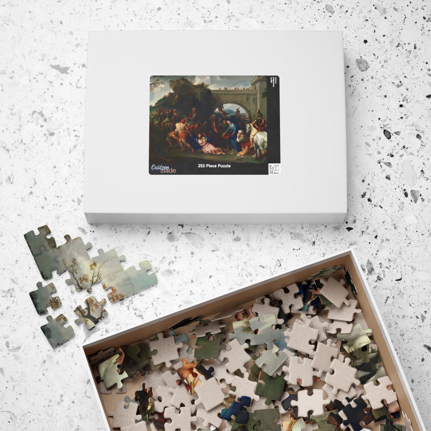 Carrying the Cross Puzzle | Charles Le Brun - - 252 pcs (Horizontal) - 