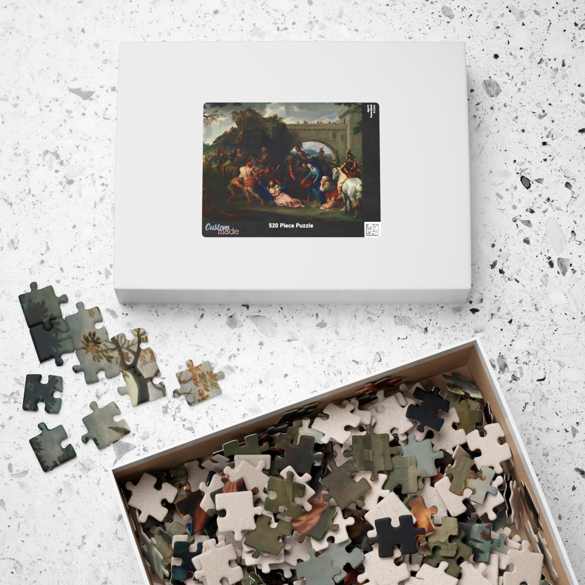 Carrying the Cross Puzzle | Charles Le Brun - - 252 pcs (Horizontal) - 