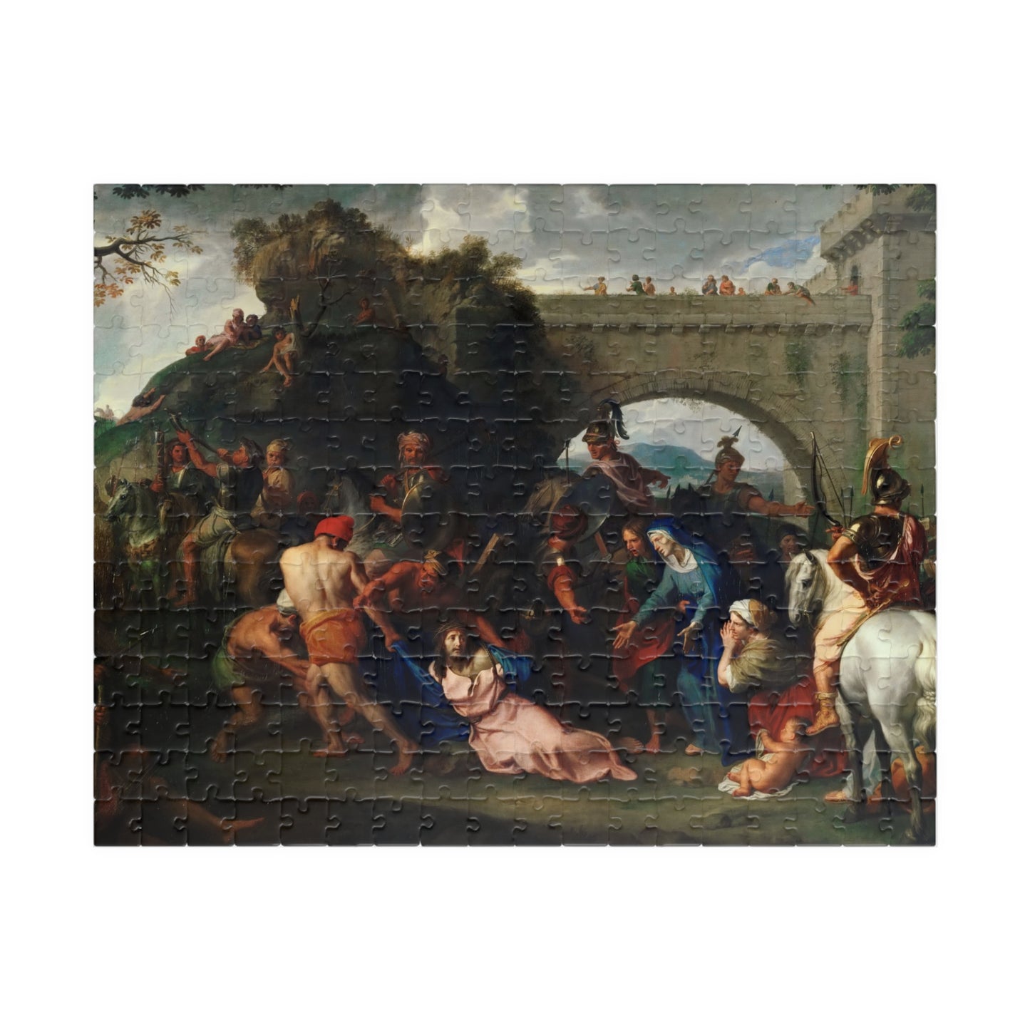 Carrying the Cross Puzzle | Charles Le Brun - - 252 pcs (Horizontal) - 