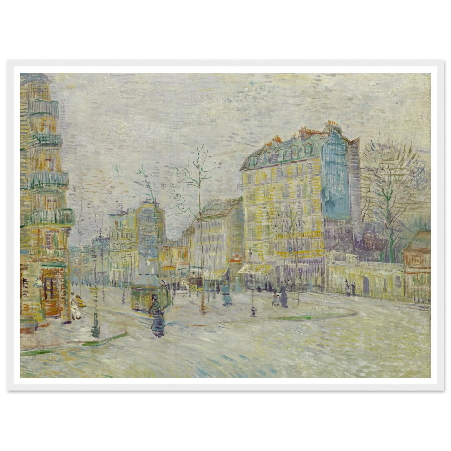 Boulevard de Clichy (1887) Art Print | Vincent van Gogh-Quipham Collections