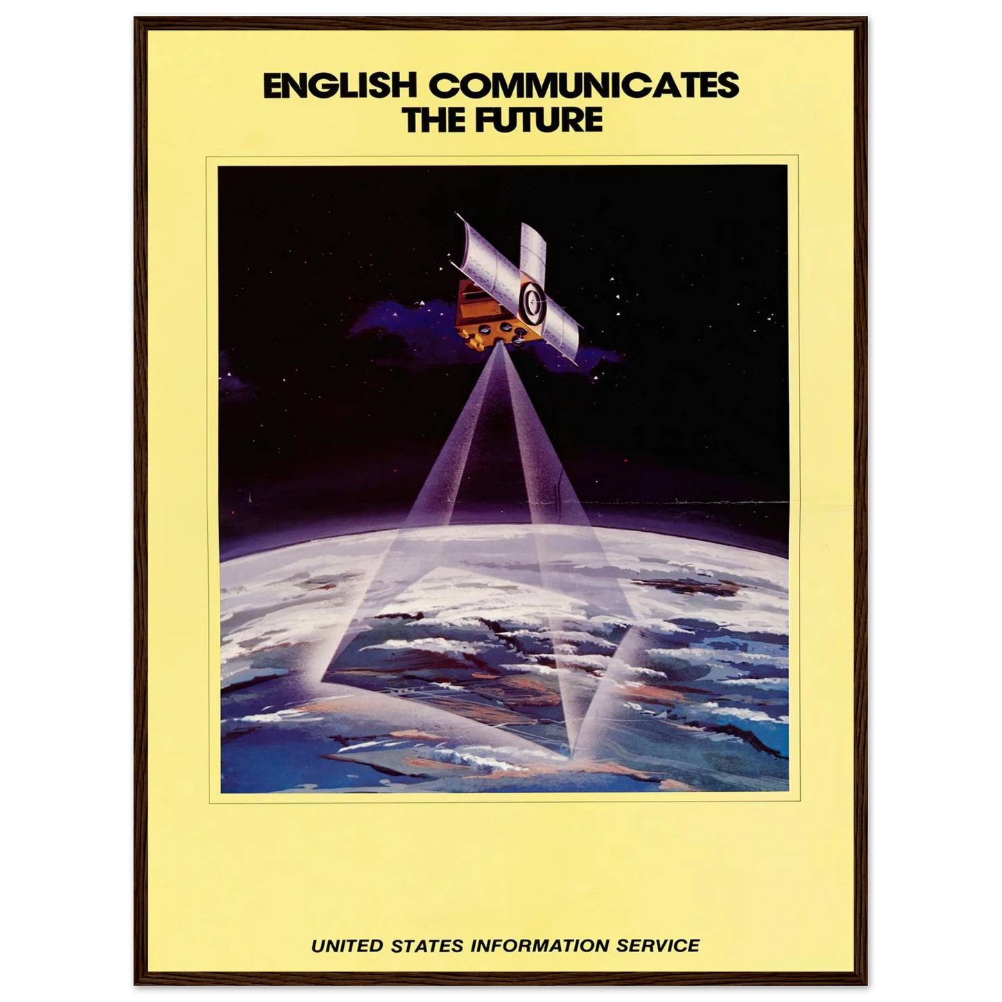 English Communicates the Future. United States Information Service 2 Art Print | US Information Agency-Quipham Collections