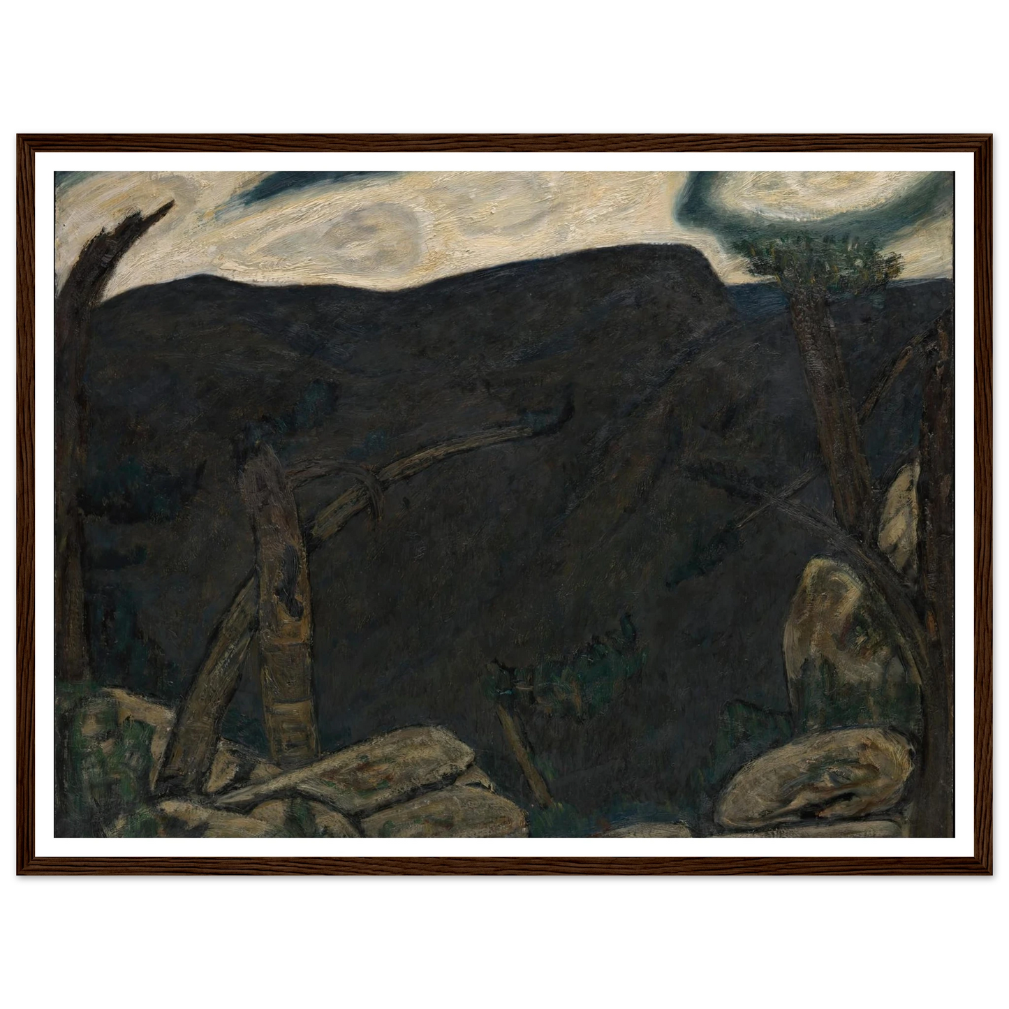 The Dark Mountain, No. 2 (1909) Art Print | Marsden Hartley-Quipham Collections