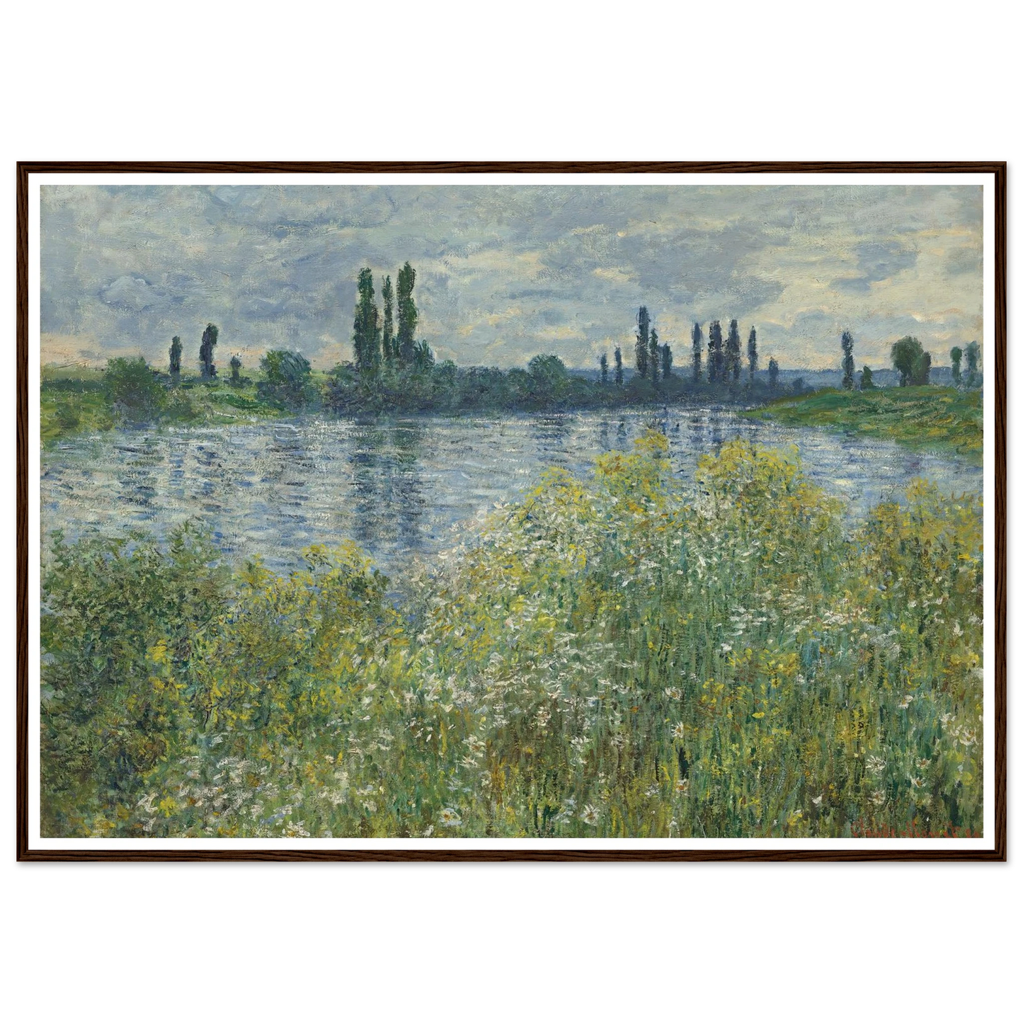 Banks of the Seine,Vétheuil (1880) Art Print | Claude Monet-Quipham Collections