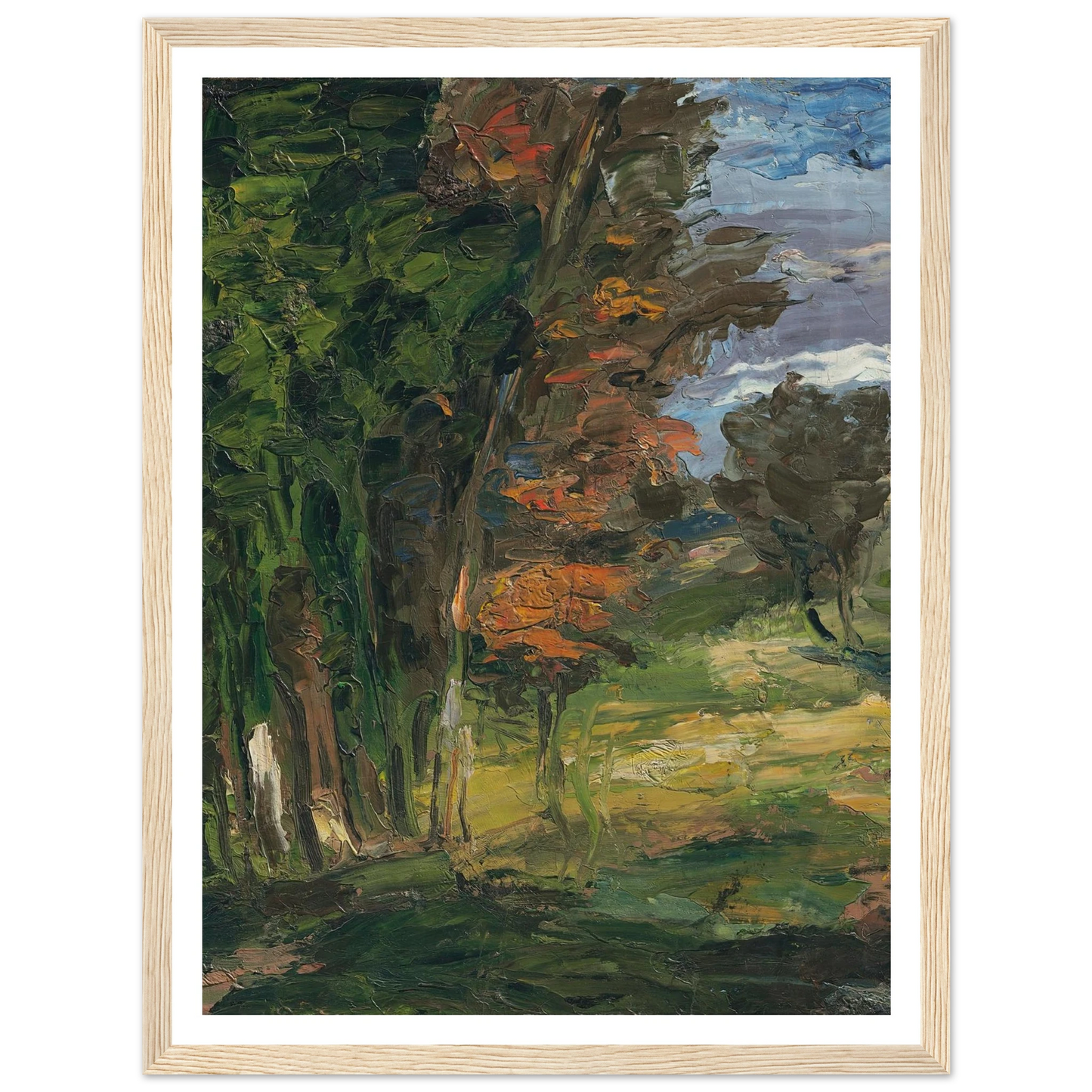 Paysage (1862-1864) Art Print | Paul Cezanne-Quipham Collections