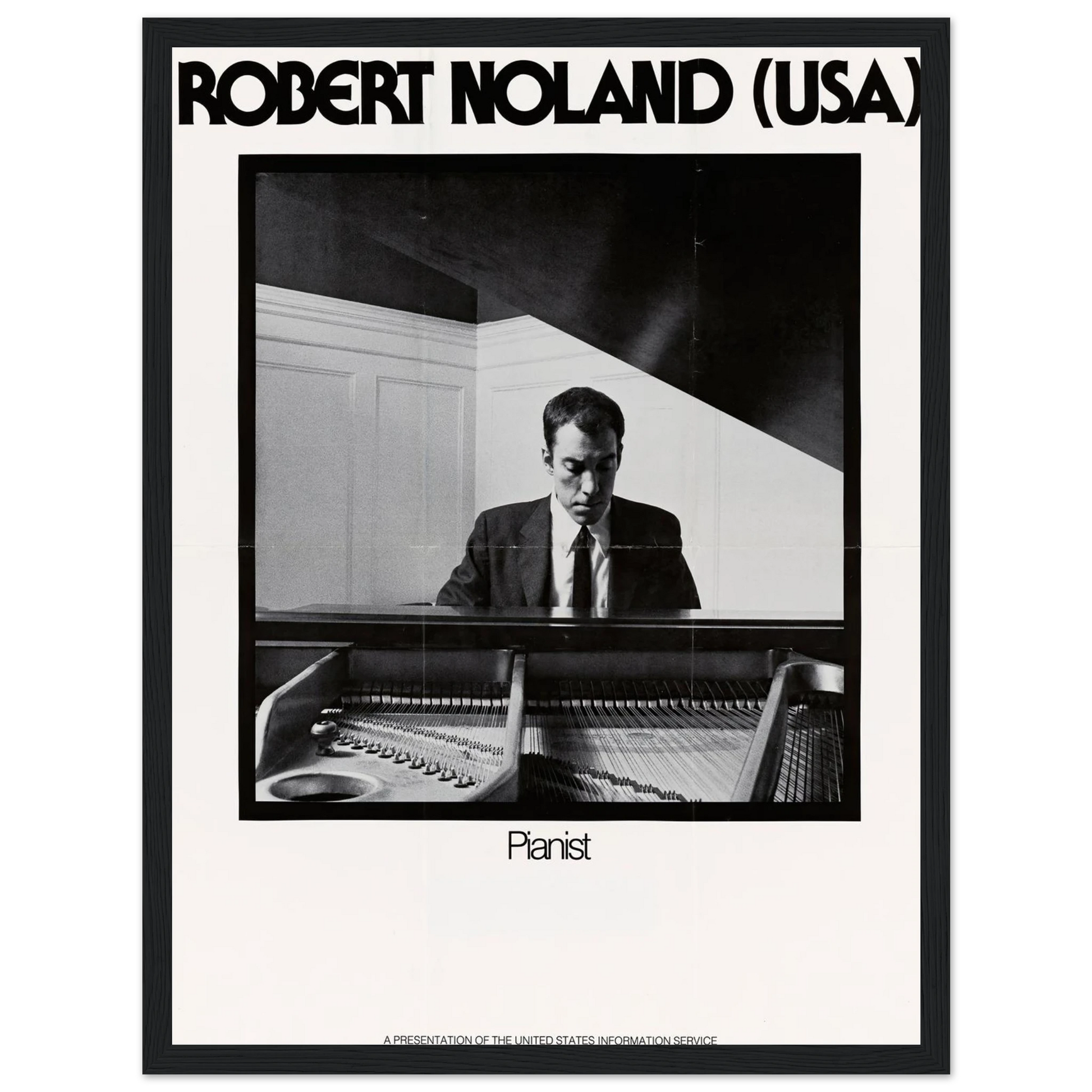 Robert Noland (USA) Pianist Art Print | US Information Agency-Quipham Collections