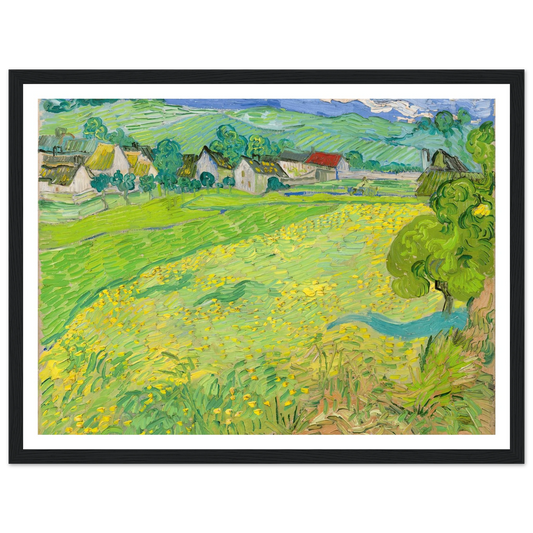 View of Vessenots Near Auvers (1890) Art Print | Vincent van Gogh-Quipham Collections