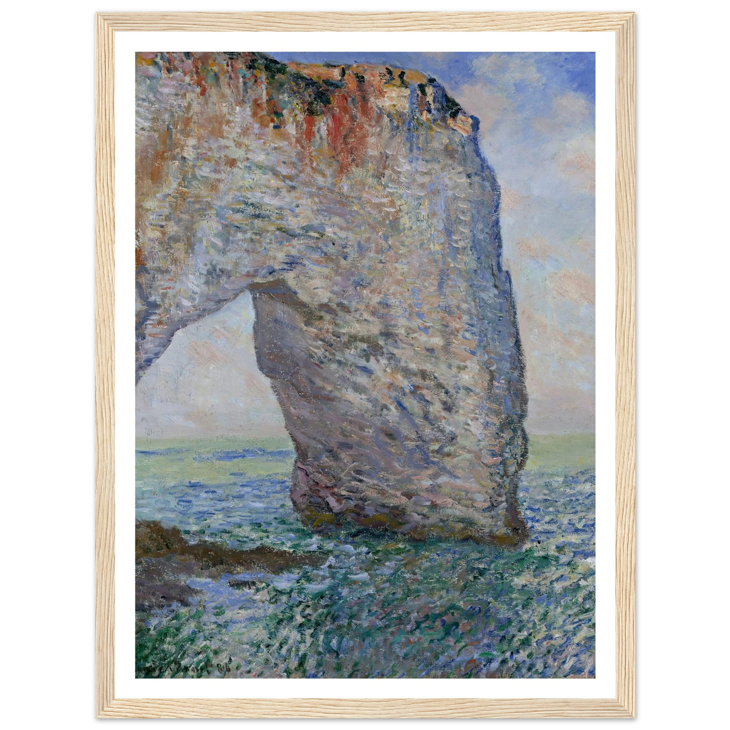 The Manneporte near Étretat (1886) Art Print | Claude Monet-Quipham Collections