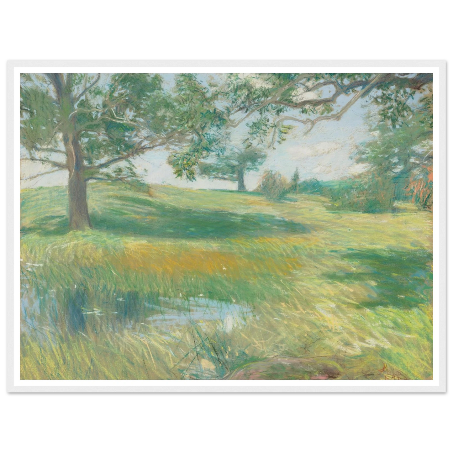 Meadows (circa 1891) Art Print | Childe Hassam-Quipham Collections