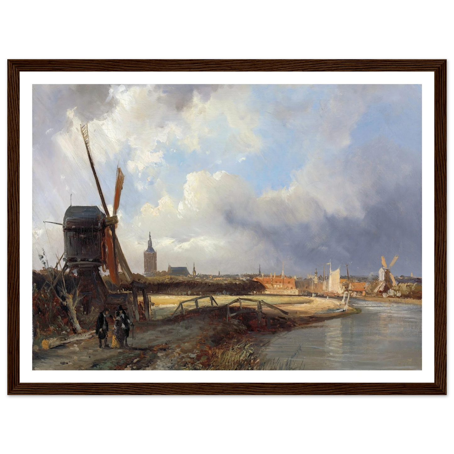 View of The Hague (c. 1850 - c. 1852) Art Print | Cornelis Springer-Quipham Collections