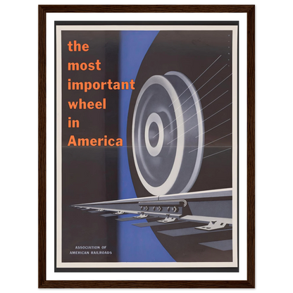The most important wheels in America. (1952) Art Print | Joseph Binder-Quipham Collections