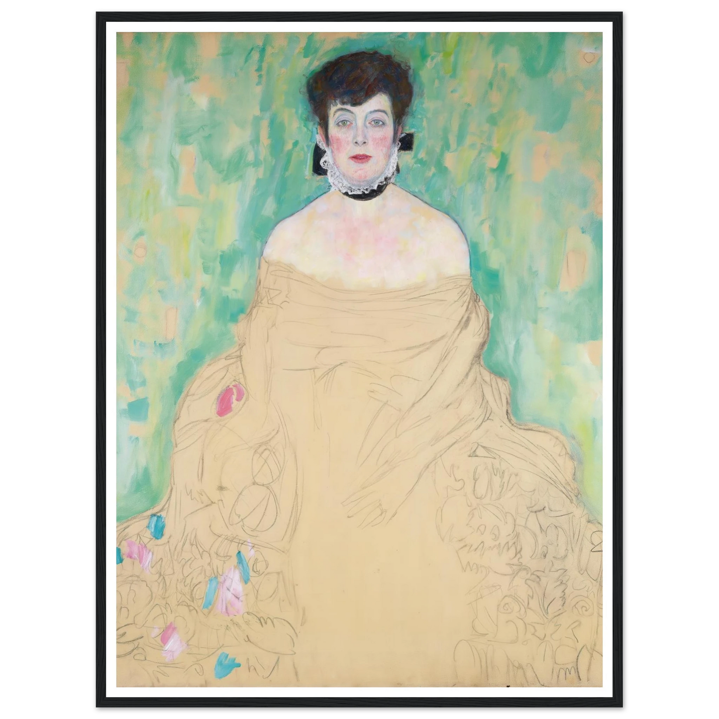 Amalie Zuckerkandl (1917) Art Print | Gustav Klimt-Quipham Collections