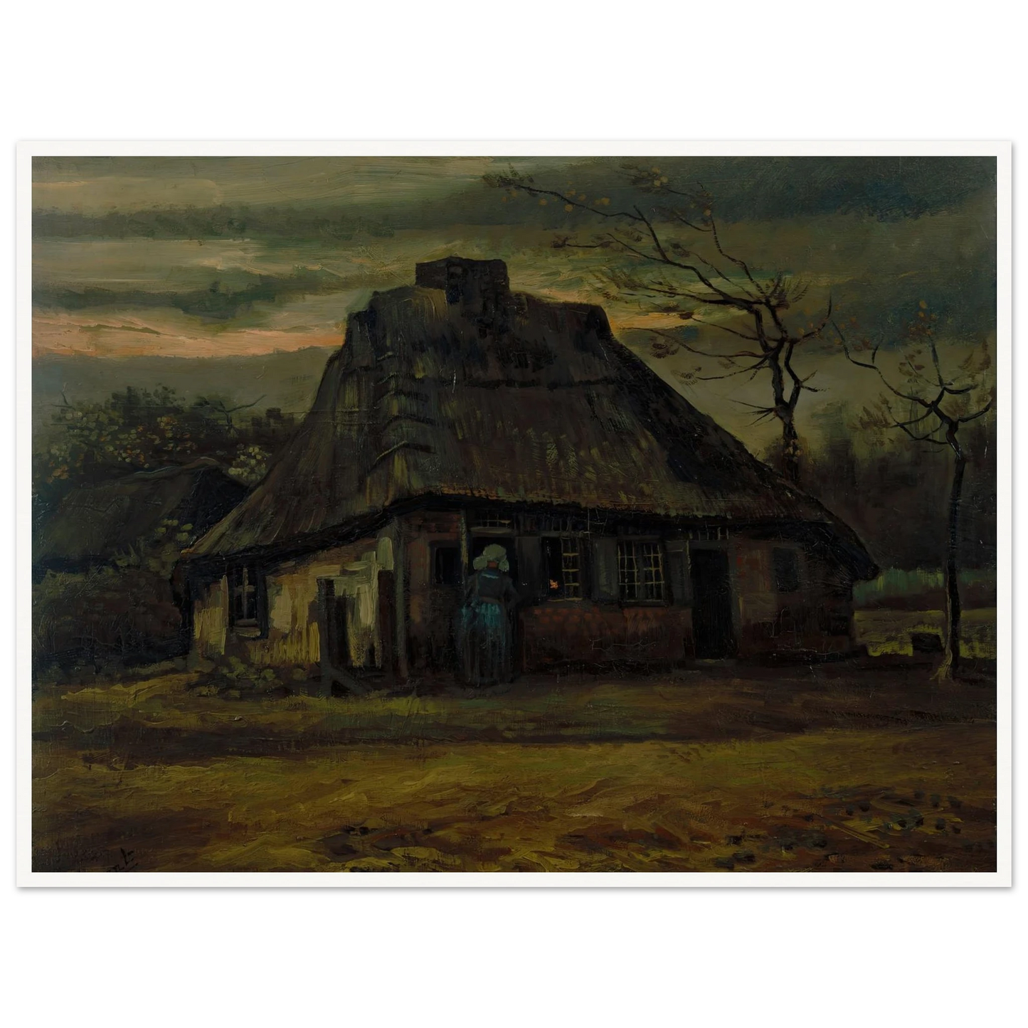 The cottage (1885) Art Print | Vincent van Gogh-Quipham Collections