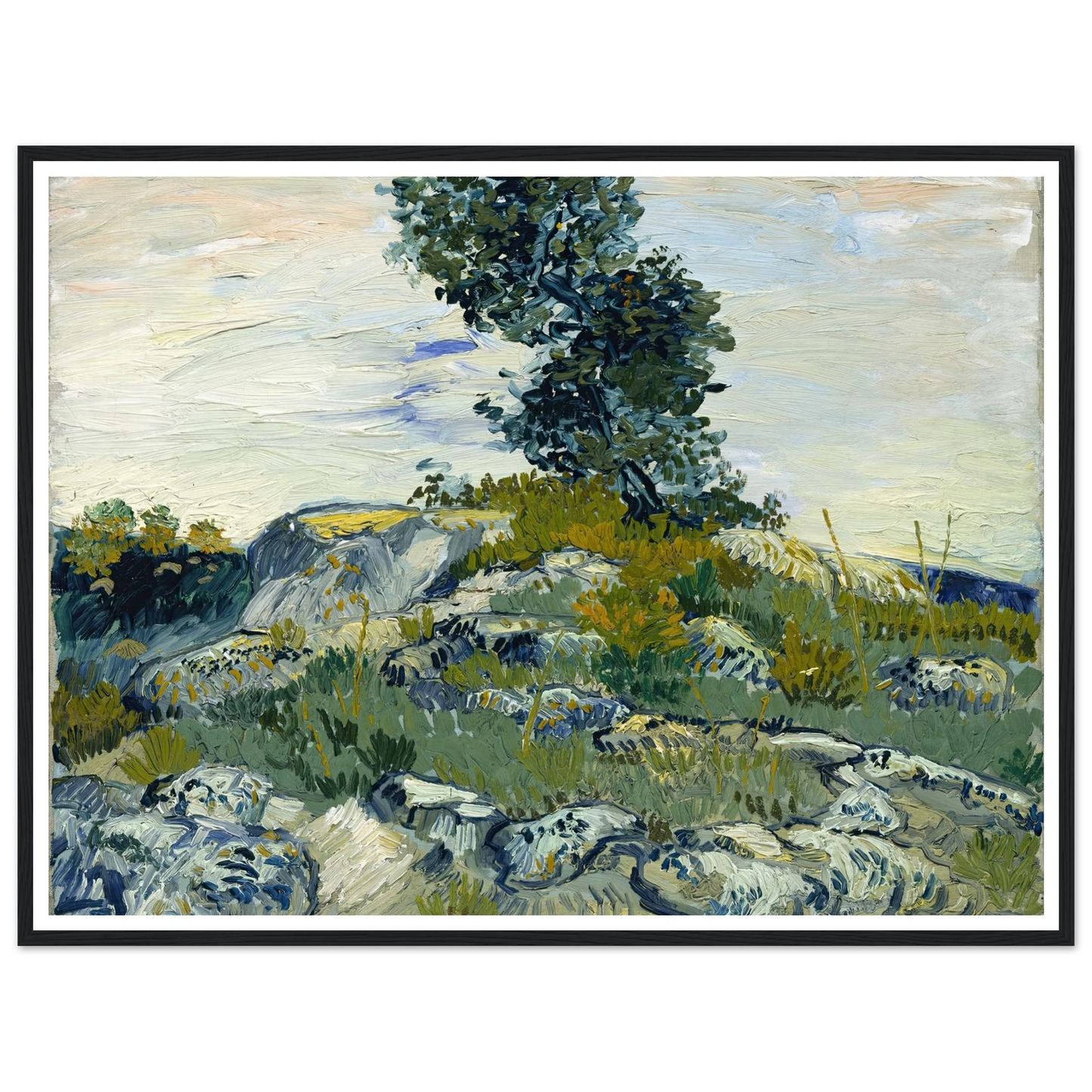 The Rocks Art Print | Vincent van Gogh-Quipham Collections