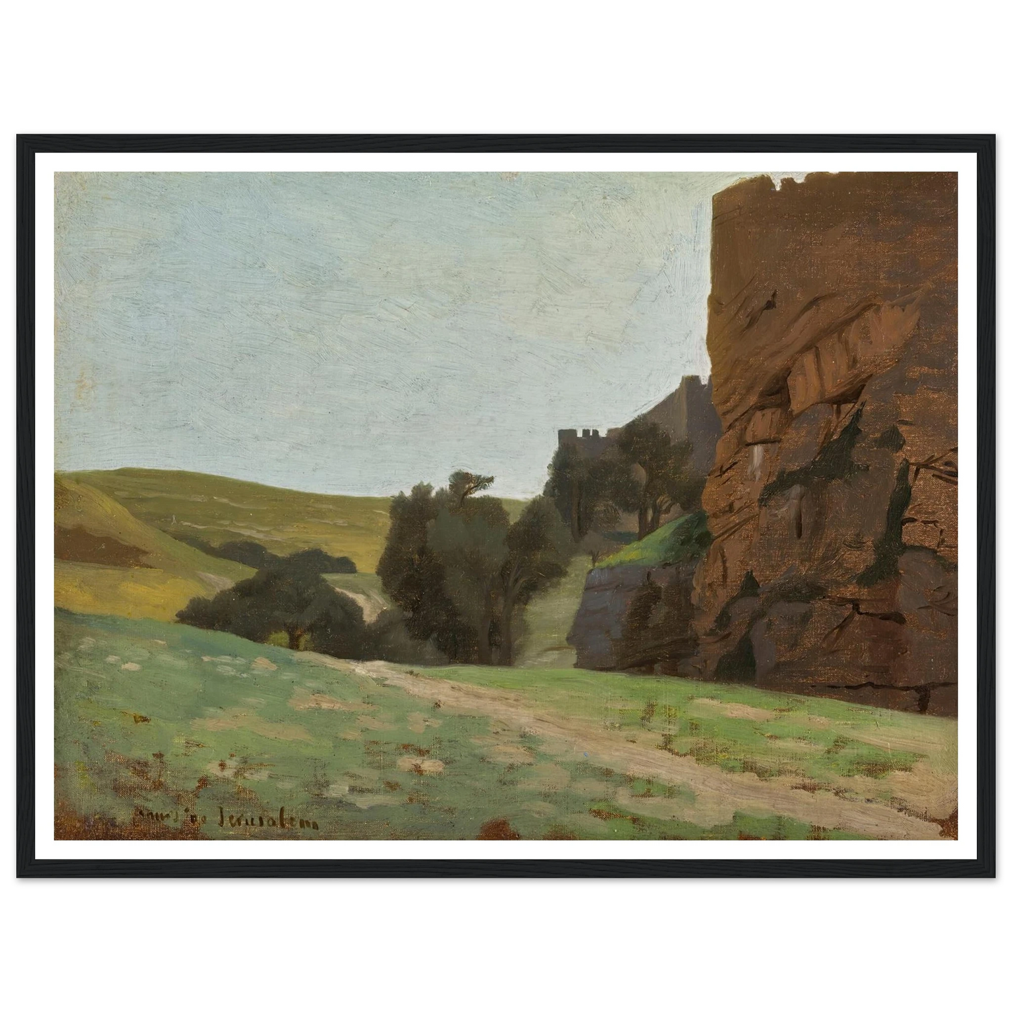 The Walls Of Jerusalem Art Print | Jean Leon Gerome-Quipham Collections