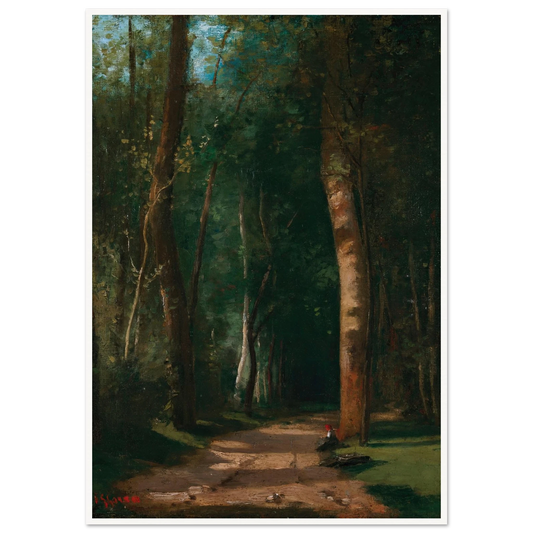 Allée Dans Une Fôret Art Print | Camille Pissarro-Quipham Collections