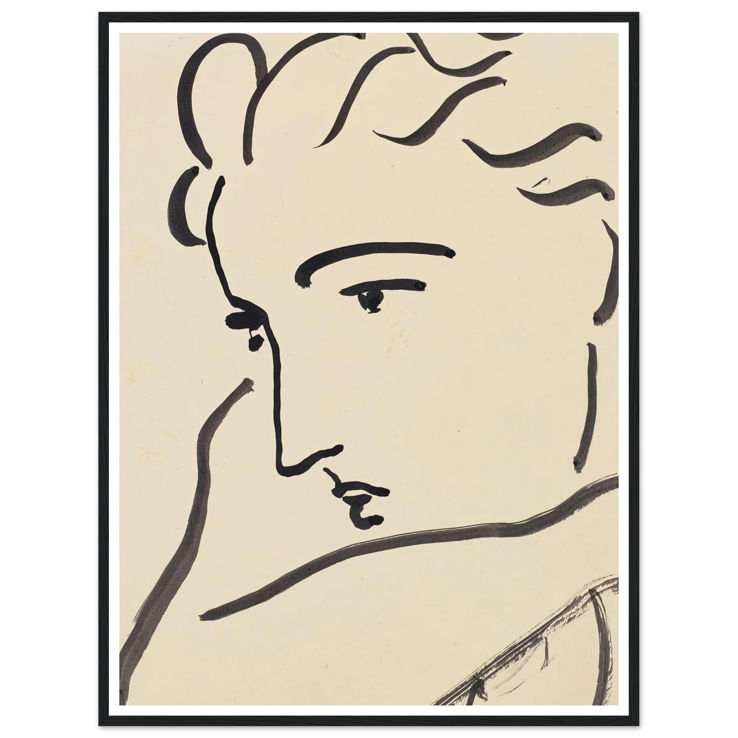 Profil de femme (1946) Art Print | Henri Matisse-Quipham Collections