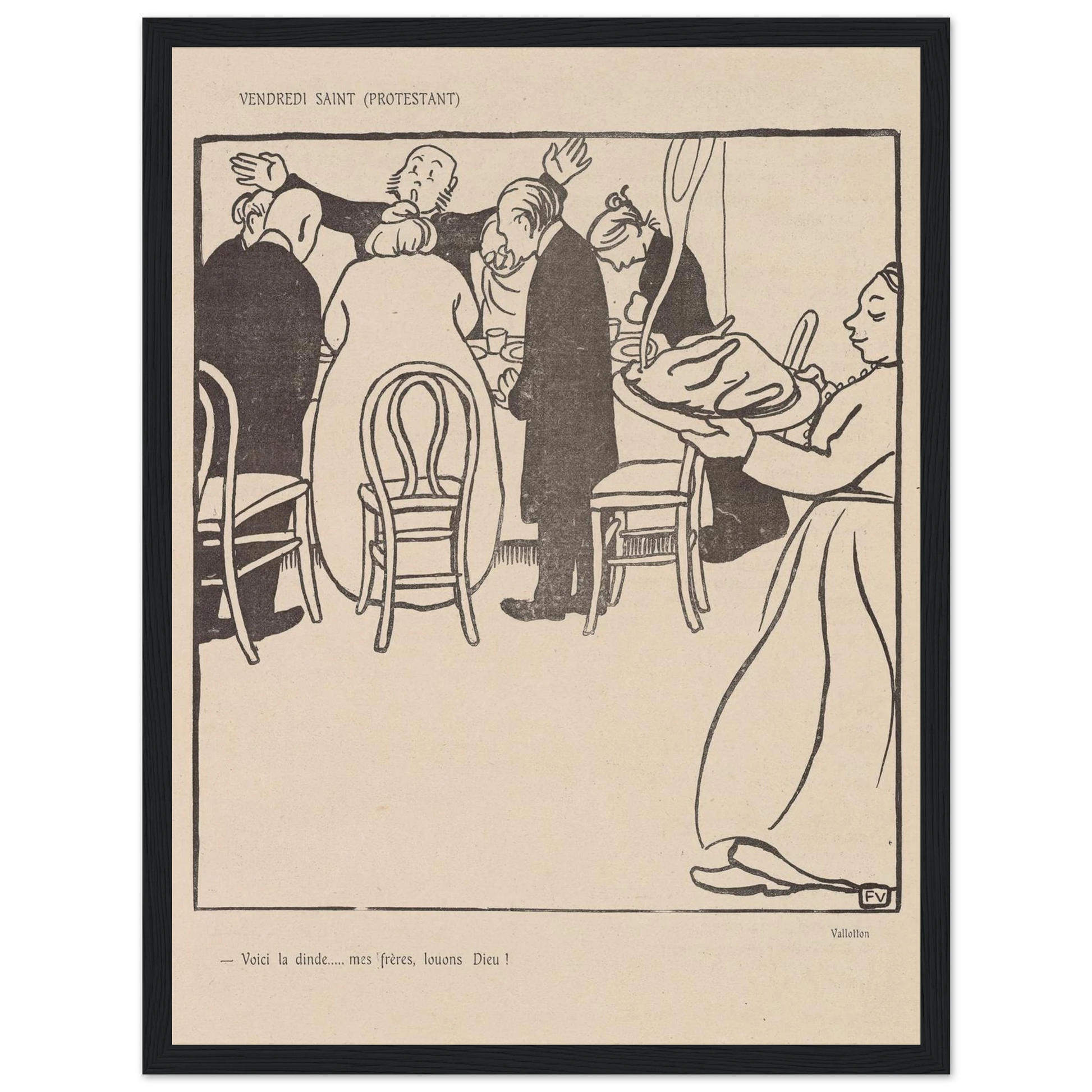 17 avril 1903 Art Print | Felix Vallotton-Quipham Collections