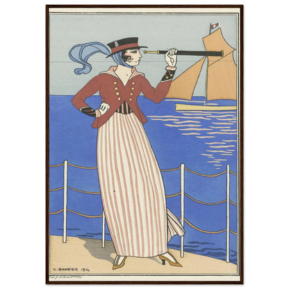 Costume de Yacht (1914) Art Print | George Barbier-Quipham Collections