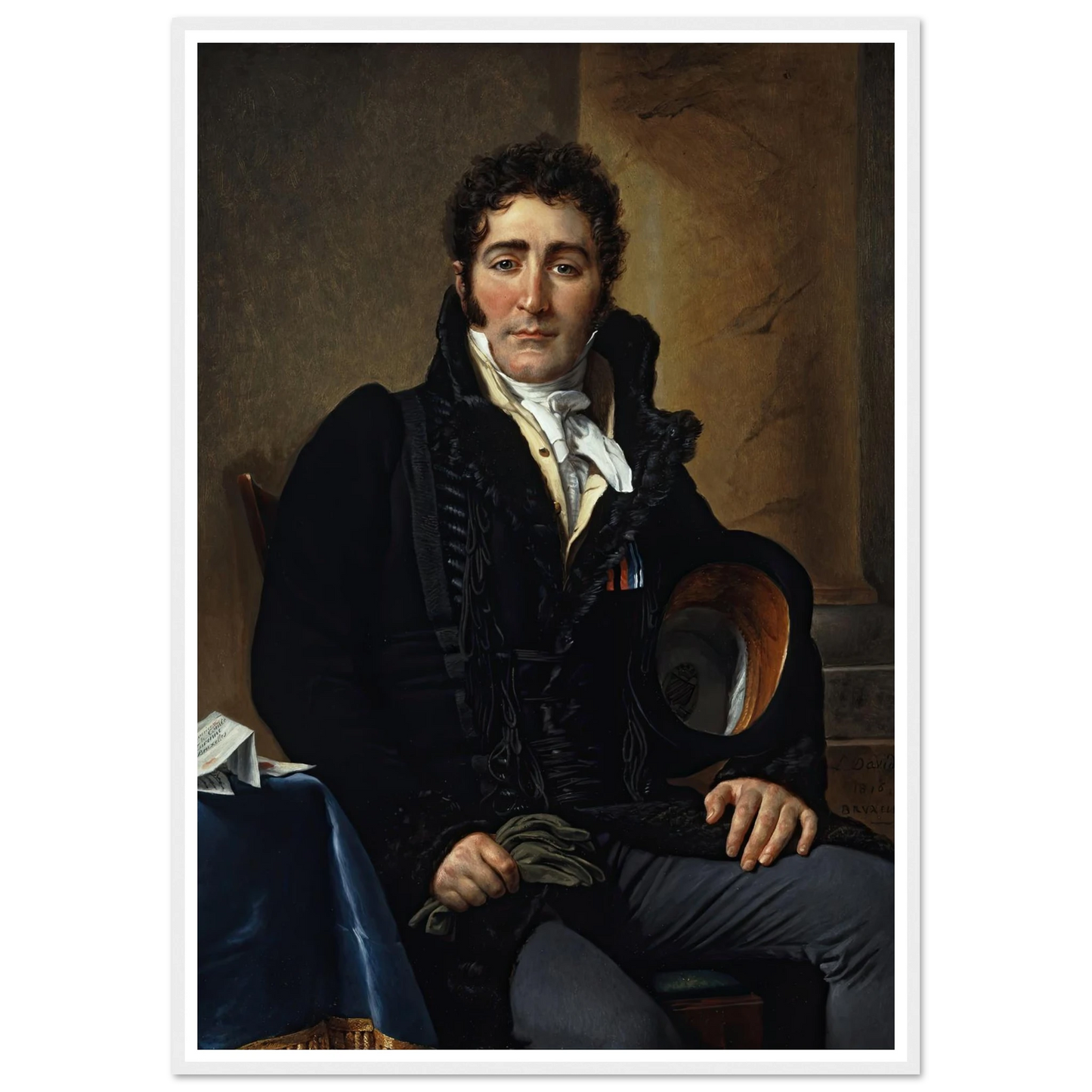 Portrait of the Comte de Turenne (1816) Art Print | Jacques Louis David-Quipham Collections
