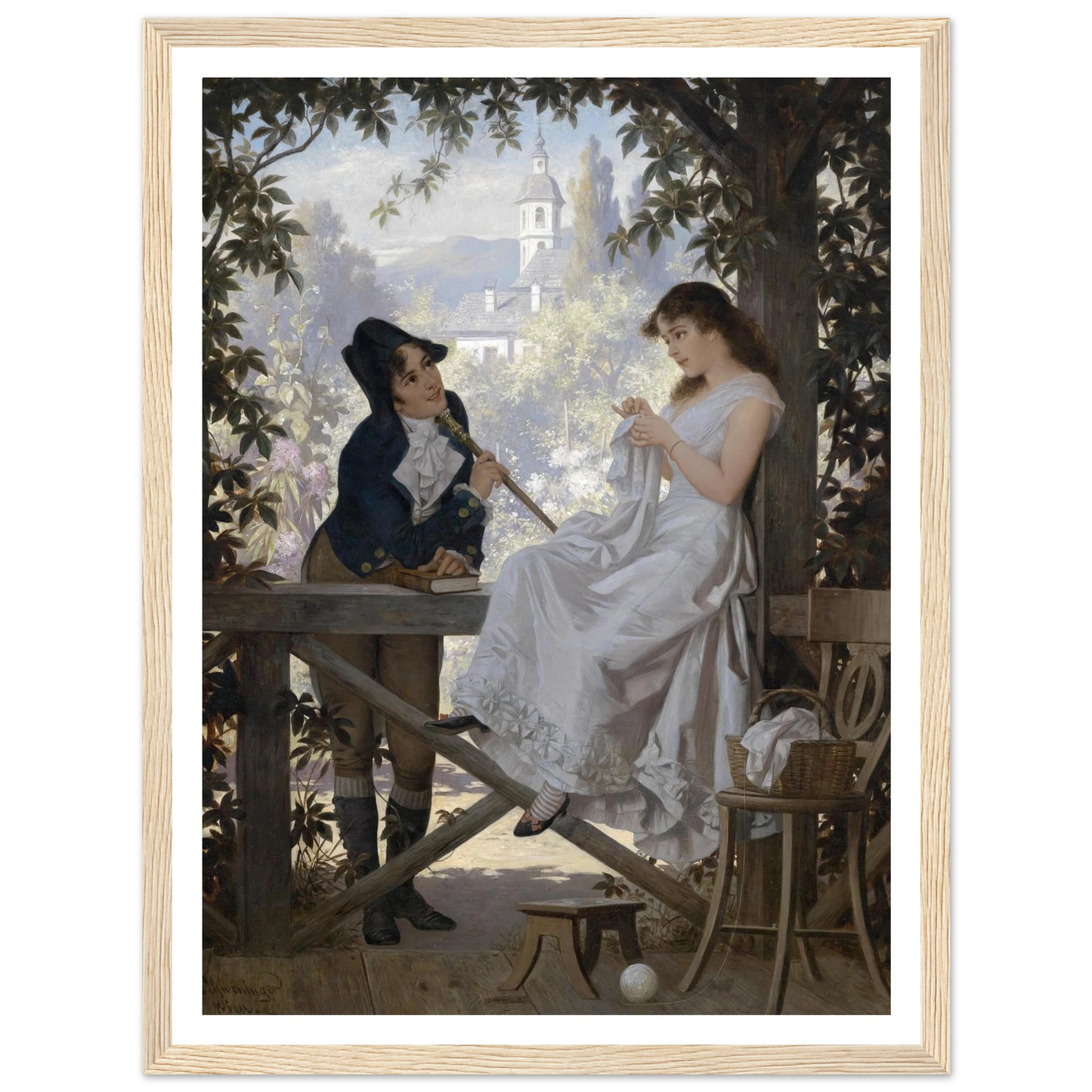 Das Stelldichein Art Print | Carl Schweninger Jr-Quipham Collections