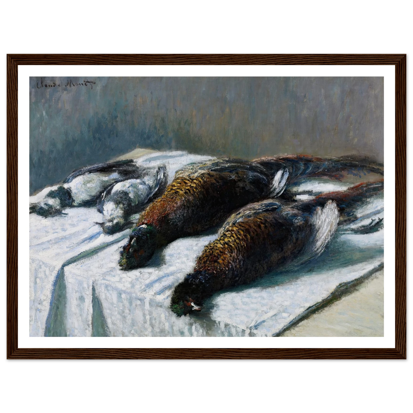 Still Life with Pheasants and Plovers (1879) Art Print | Claude Monet-Quipham Collections