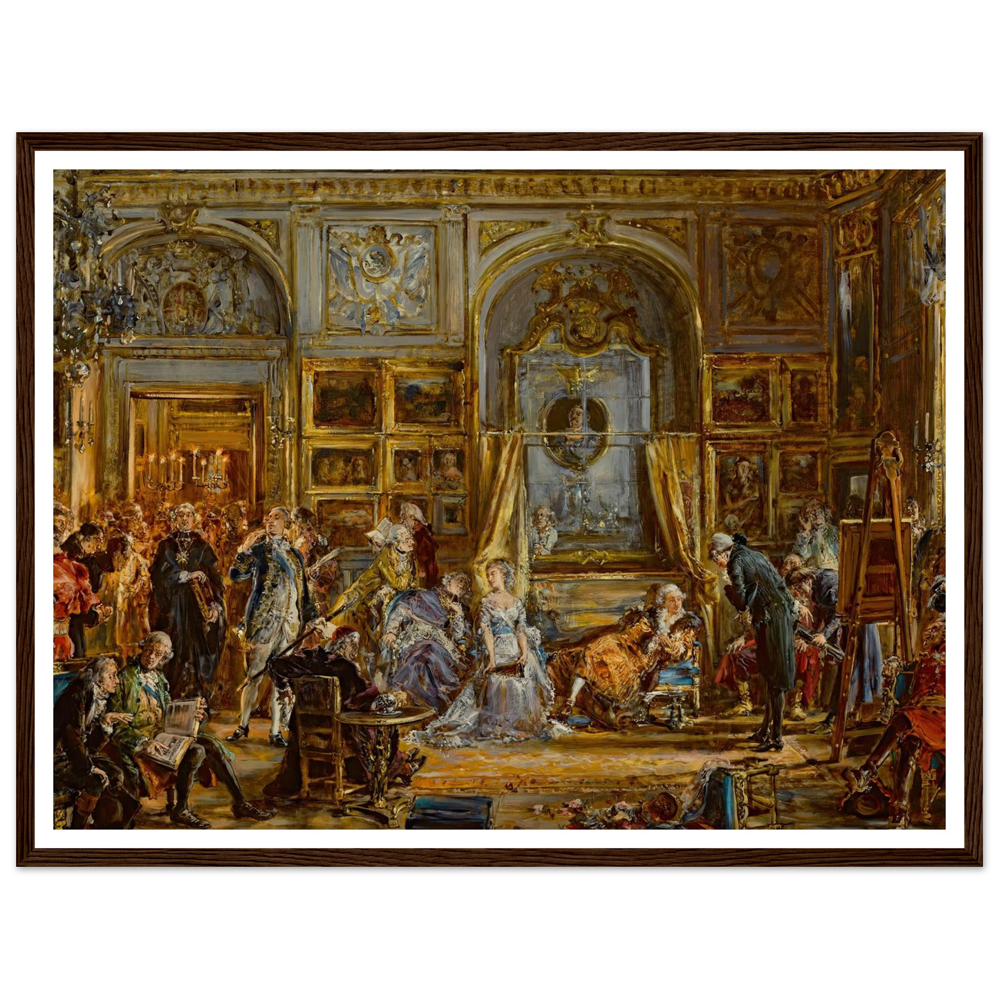 Constitution of the 3 May. Four-Year Seym. Commission of Education. Partition 1795 AD, from the series “History of Civilization in Poland” (1888) Art Print | Jan Matejko-Quipham Collections