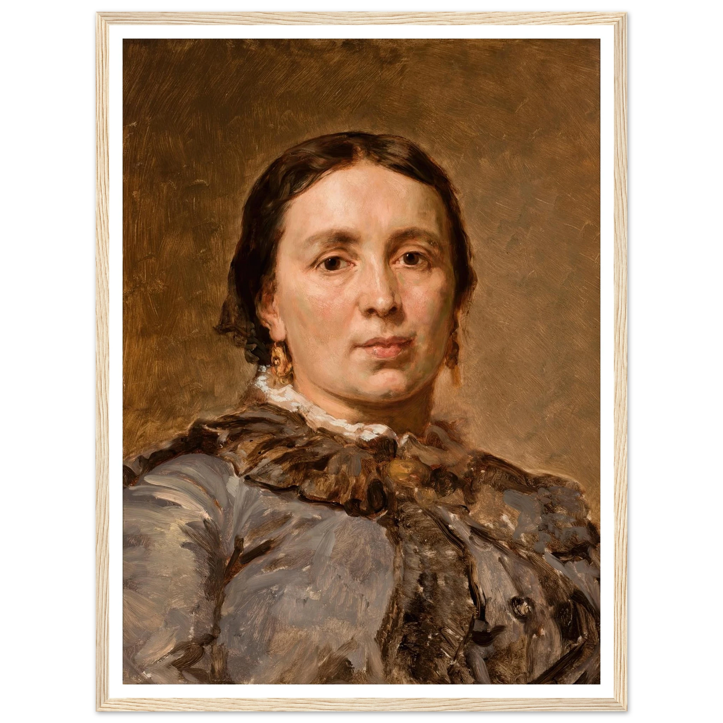 Portrait of Maria née Matejko GoIIchowska (1836-1917) (1882) Art Print | Jan Matejko-Quipham Collections