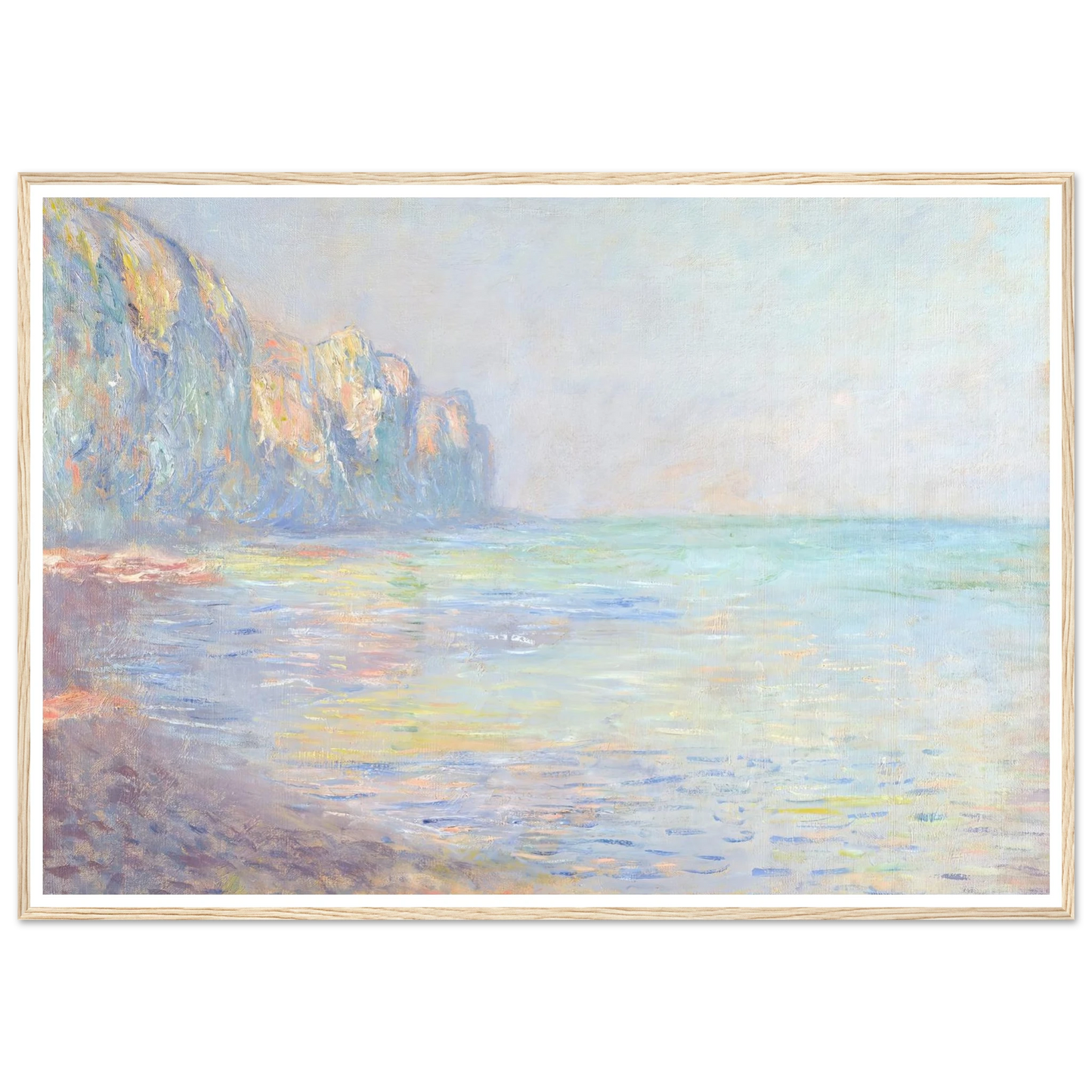 Le Matin, temps brumeux, Pourville (Misty Morning at Pourville) (1882) Art Print | Claude Monet-Quipham Collections