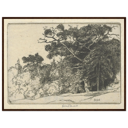 Brown’s Oak (probably 1910) Art Print | Ernest Haskell-Quipham Collections