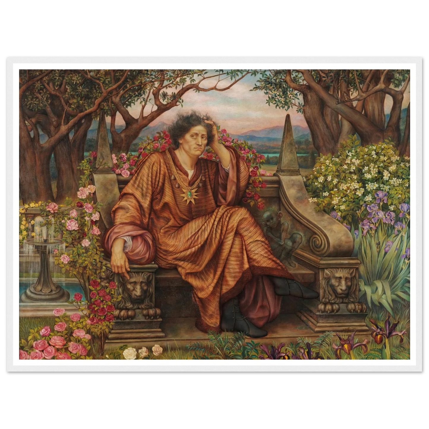 A Soul in Hell (1902) Art Print | Evelyn de Morgan-Quipham Collections