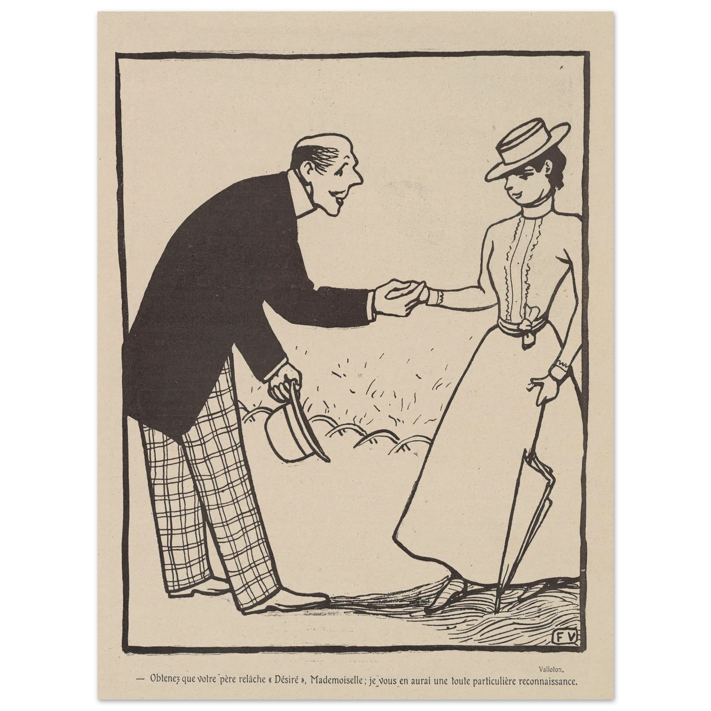 1er août 1903 Art Print | Felix Vallotton-Quipham Collections