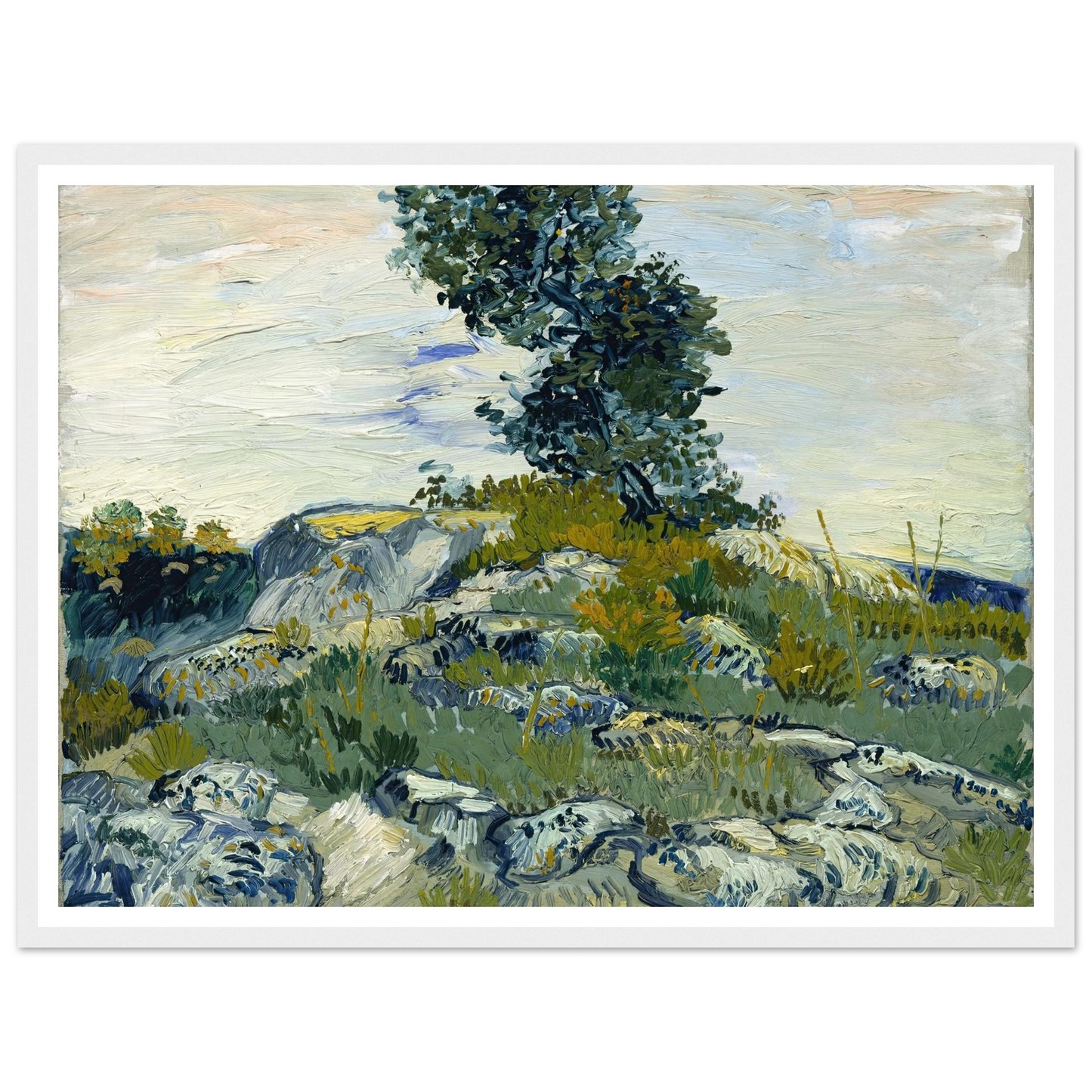 The Rocks Art Print | Vincent van Gogh-Quipham Collections