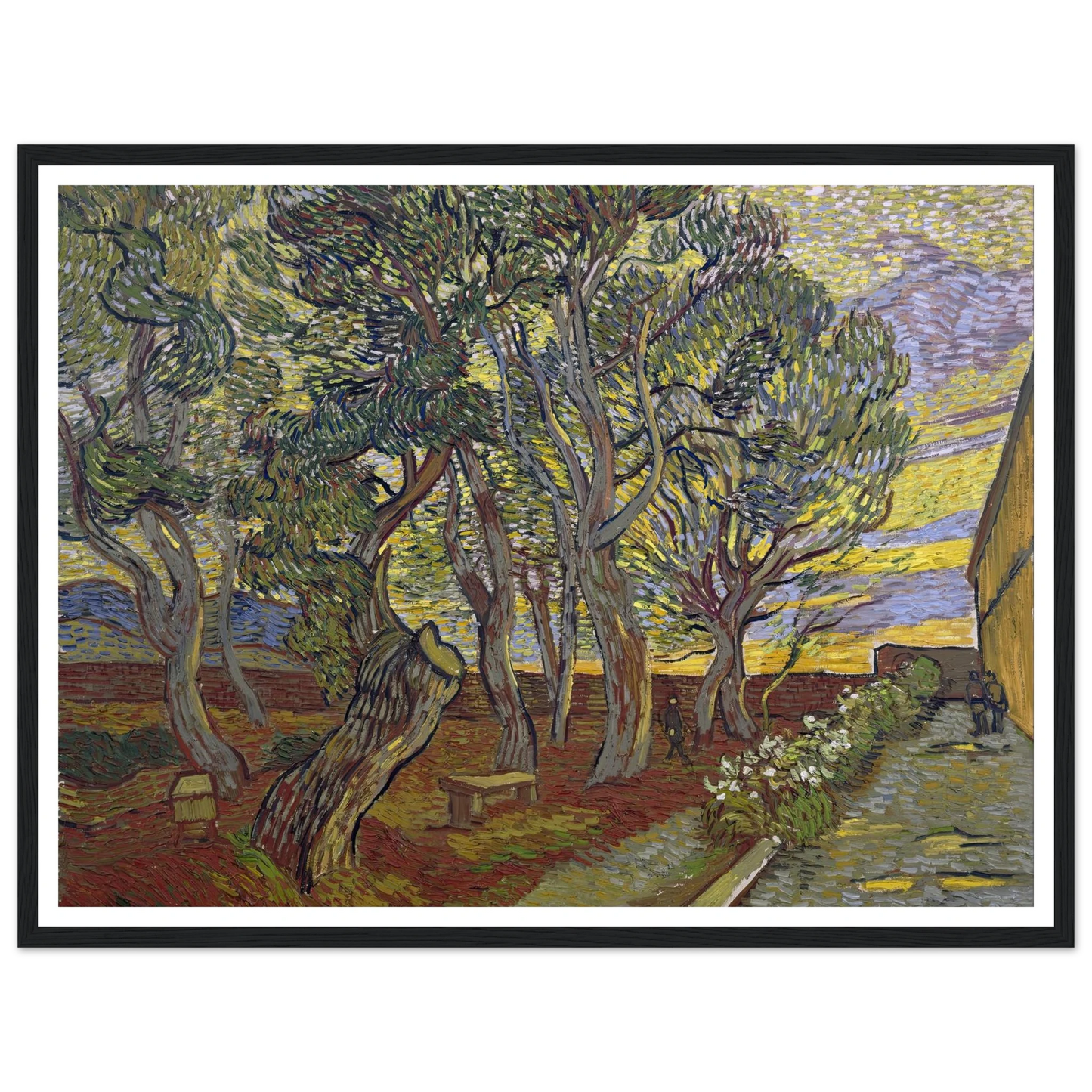 The garden of Saint Paul’s Hospital Art Print | Vincent van Gogh-Quipham Collections
