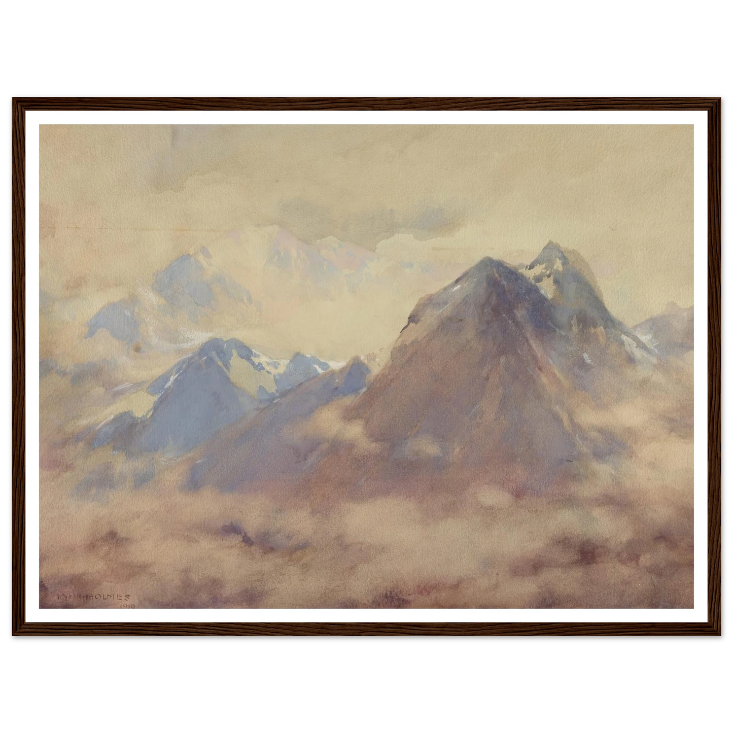 The Almighty’s Own, An Impression Of The High Andes (1910) Art Print | William Henry Holmes-Quipham Collections
