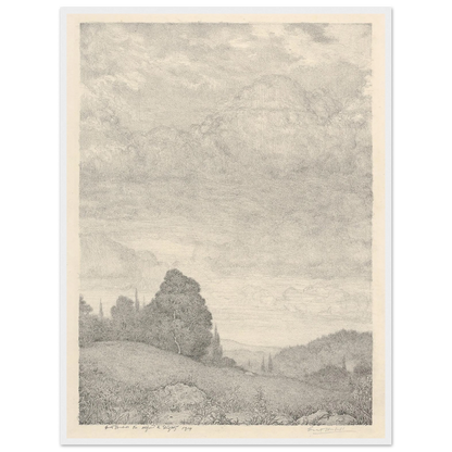 Landscape (1909) Art Print | Ernest Haskell-Quipham Collections