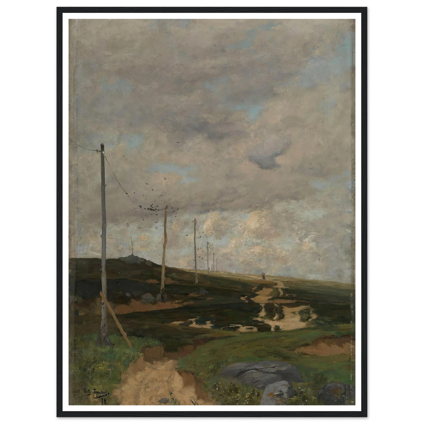 View from Jæren (1878) Art Print | Frits Thaulow-Quipham Collections