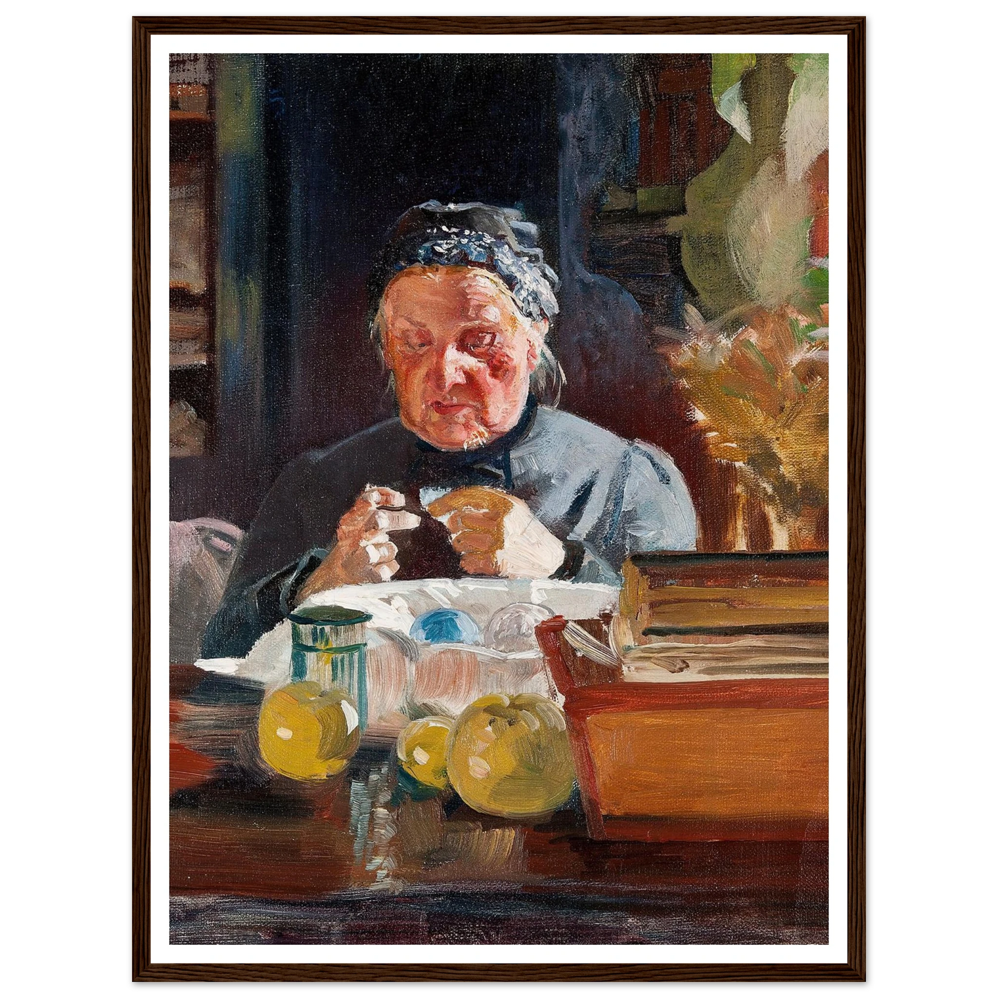 Woman at table, sketch (1900) Art Print | Jacek Malczewski-Quipham Collections